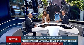 Wendt nach dem Anschlag in Solingen bei WELT TV